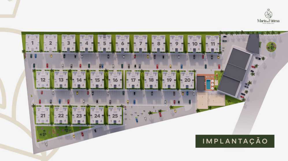 Planta - Residencial Maria de Fátima - Beith Imóveis