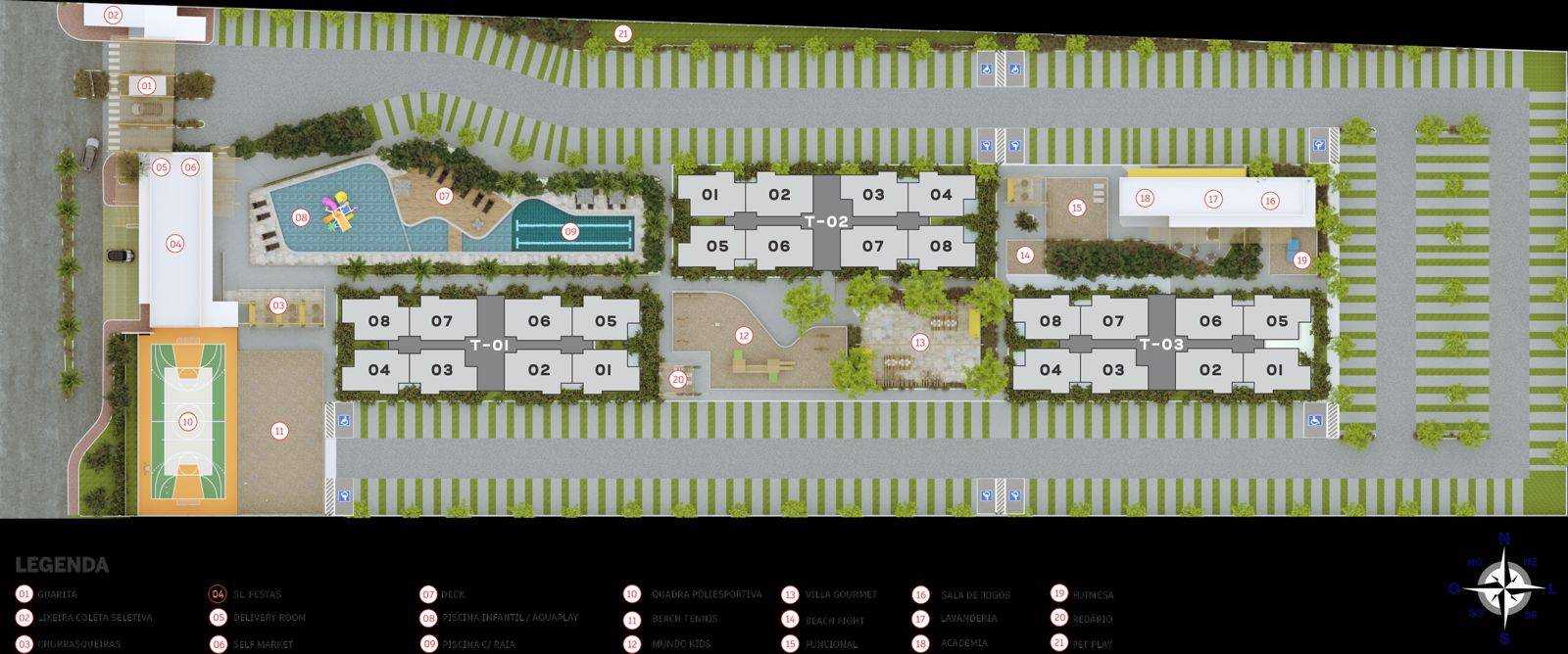 Planta - Viver Bem Acqua - Beith Imóveis